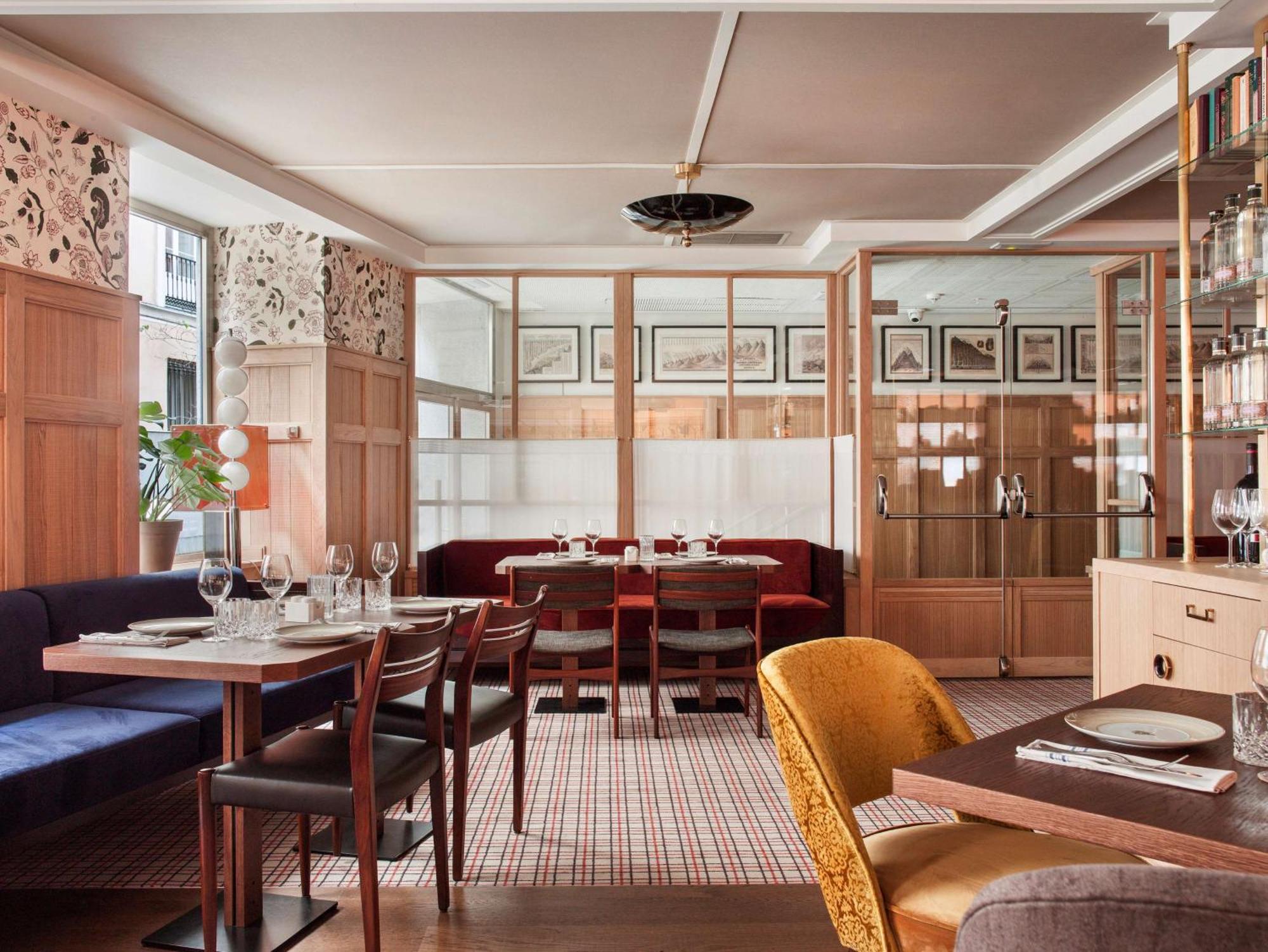 Hotel Nh Collection Madrid Suecia Exteriér fotografie Interior of the restaurant